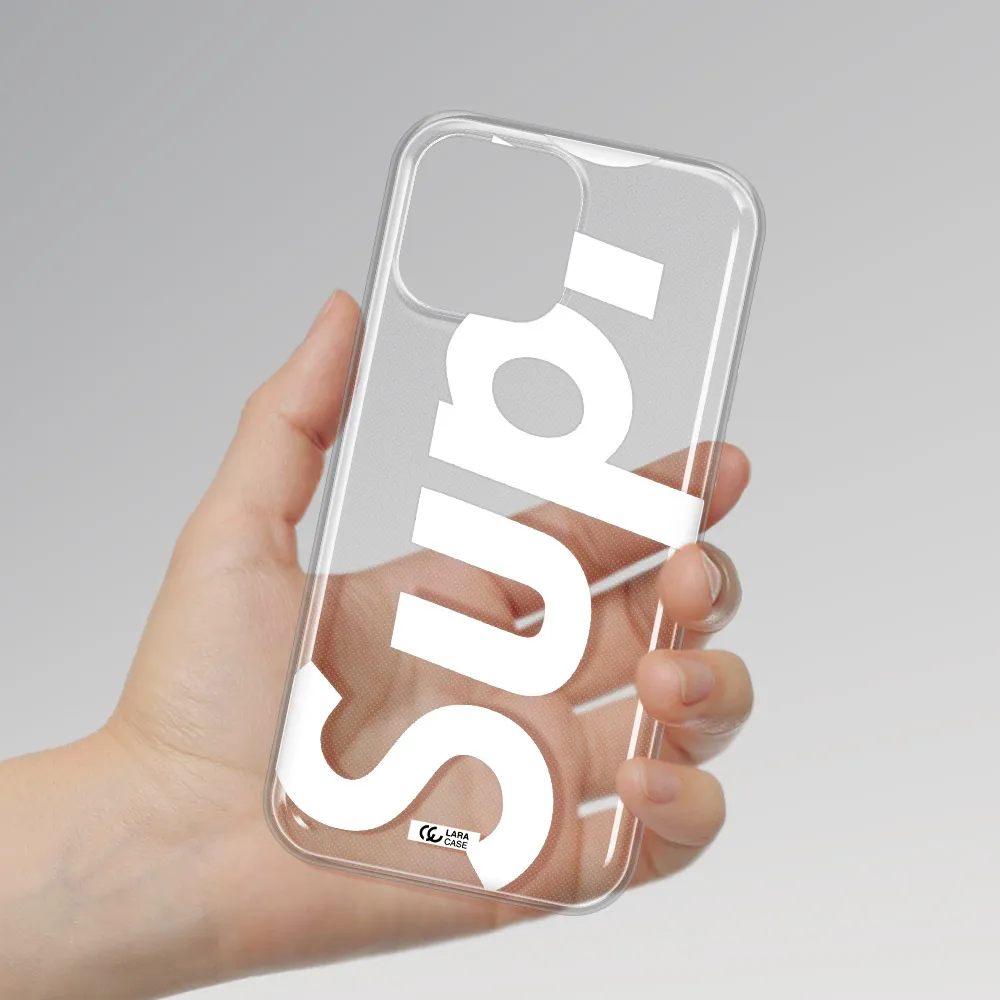 Big Supreme Apple iPhone 13 Pro Max Clear TPU Case