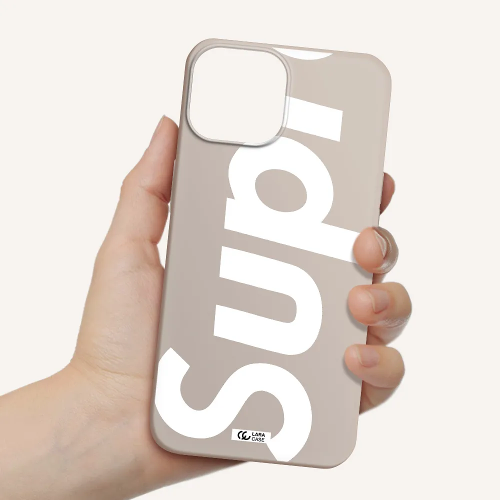 Big Supreme Apple iPhone 13 Silicone Stone Case