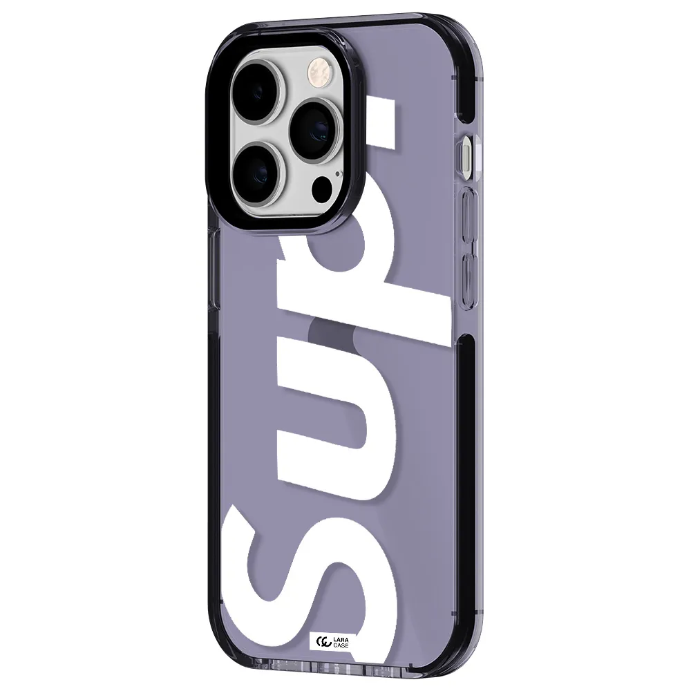 Big Supreme Apple iPhone 14 pro impact Lilac Case