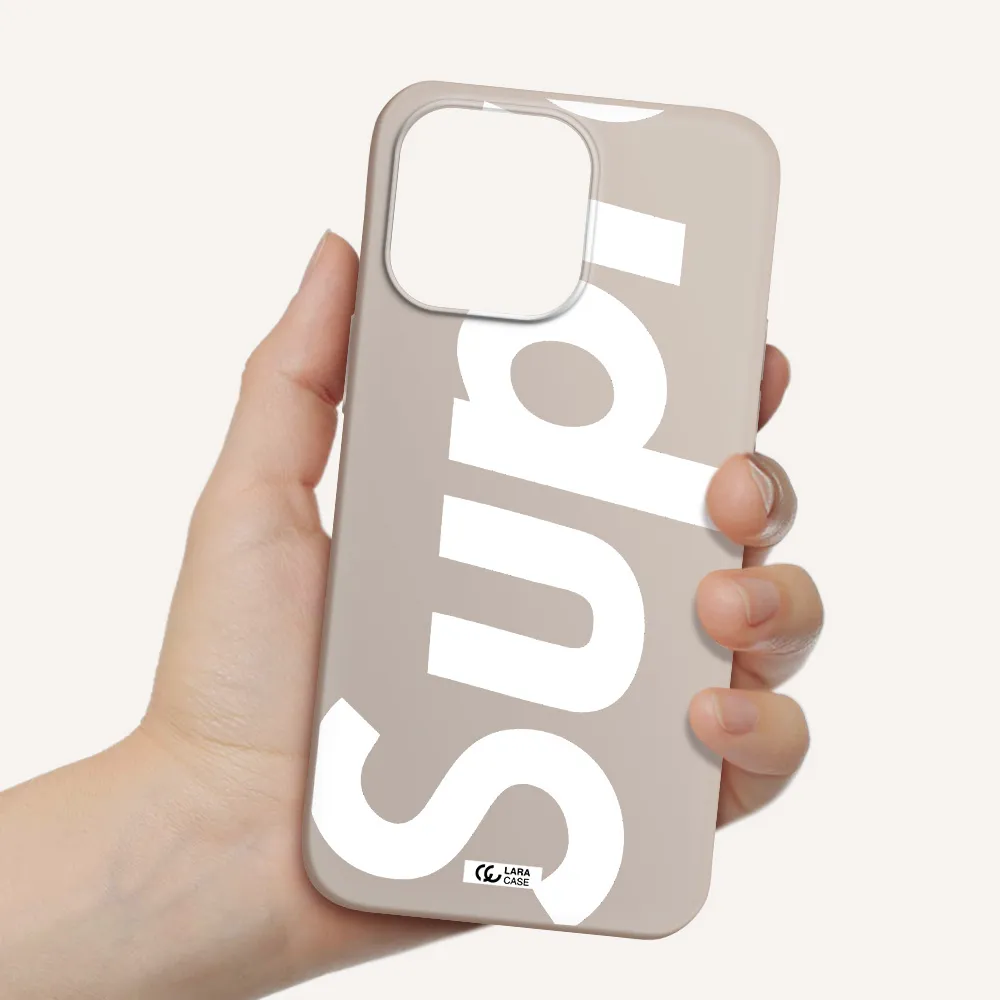 Big Supreme Apple iPhone 14 pro Silicone Stone Case
