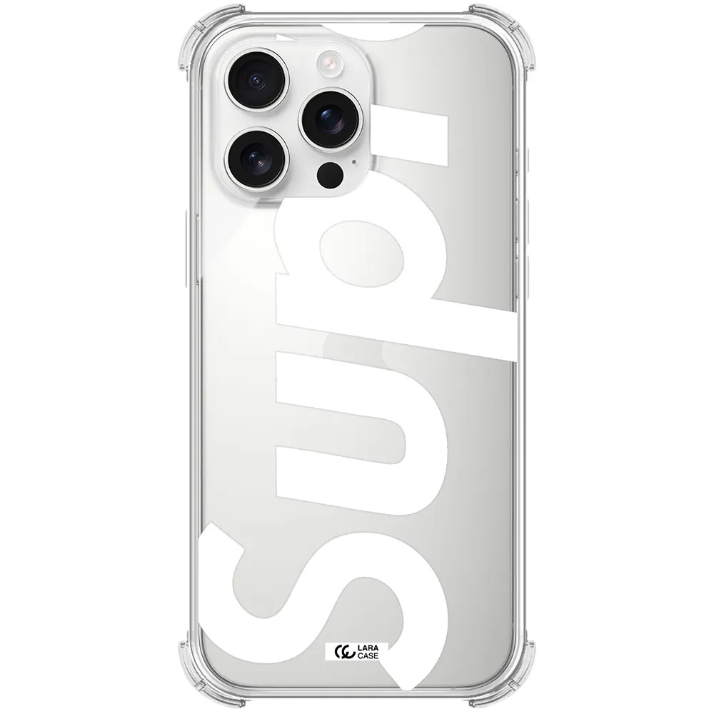Big Supreme Apple Iphone 16 Pro Max Clear Pc Case