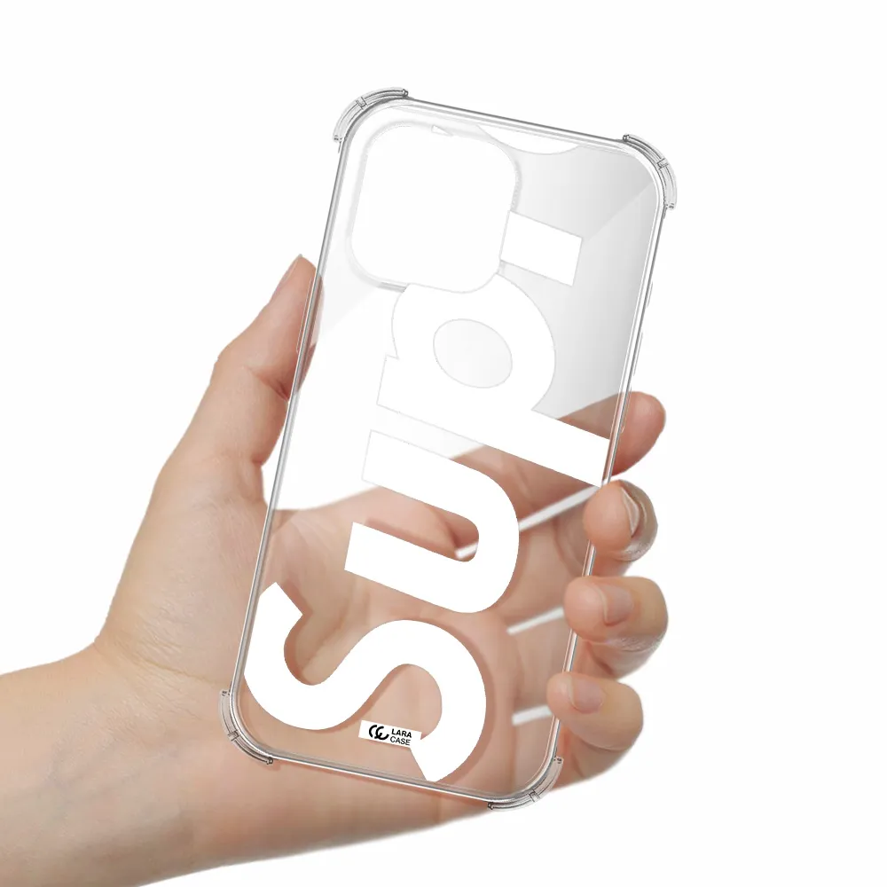 Big Supreme Apple Iphone 16 Pro Max Clear Pc Case