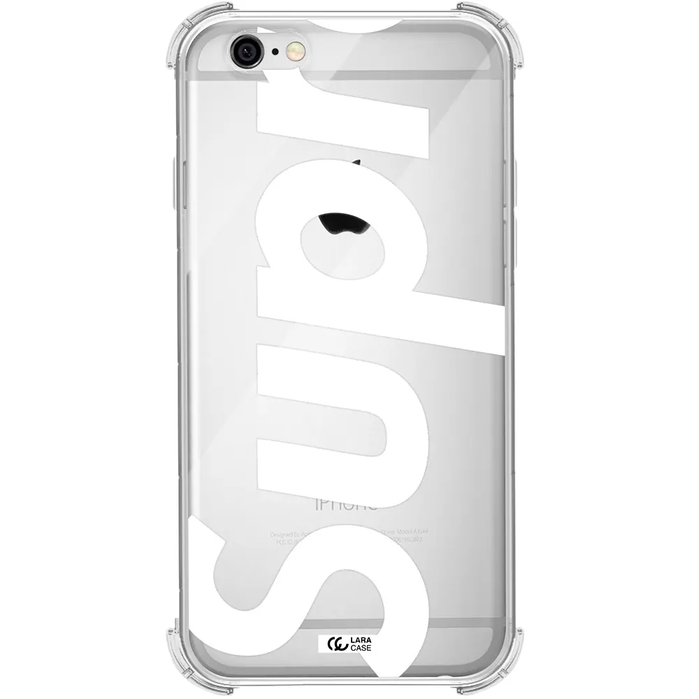 Big Supreme Apple iPhone 6 Clear PC Case