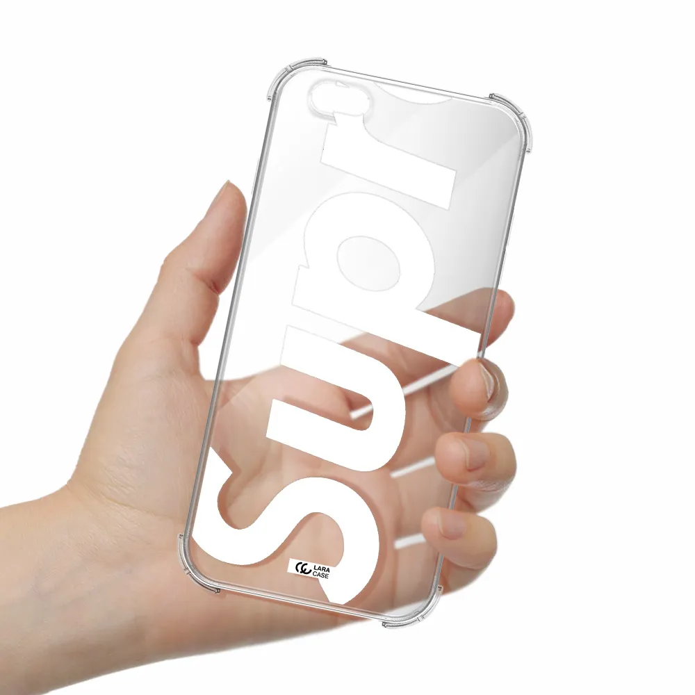 Big Supreme Apple iPhone 6 plus Clear PC Case
