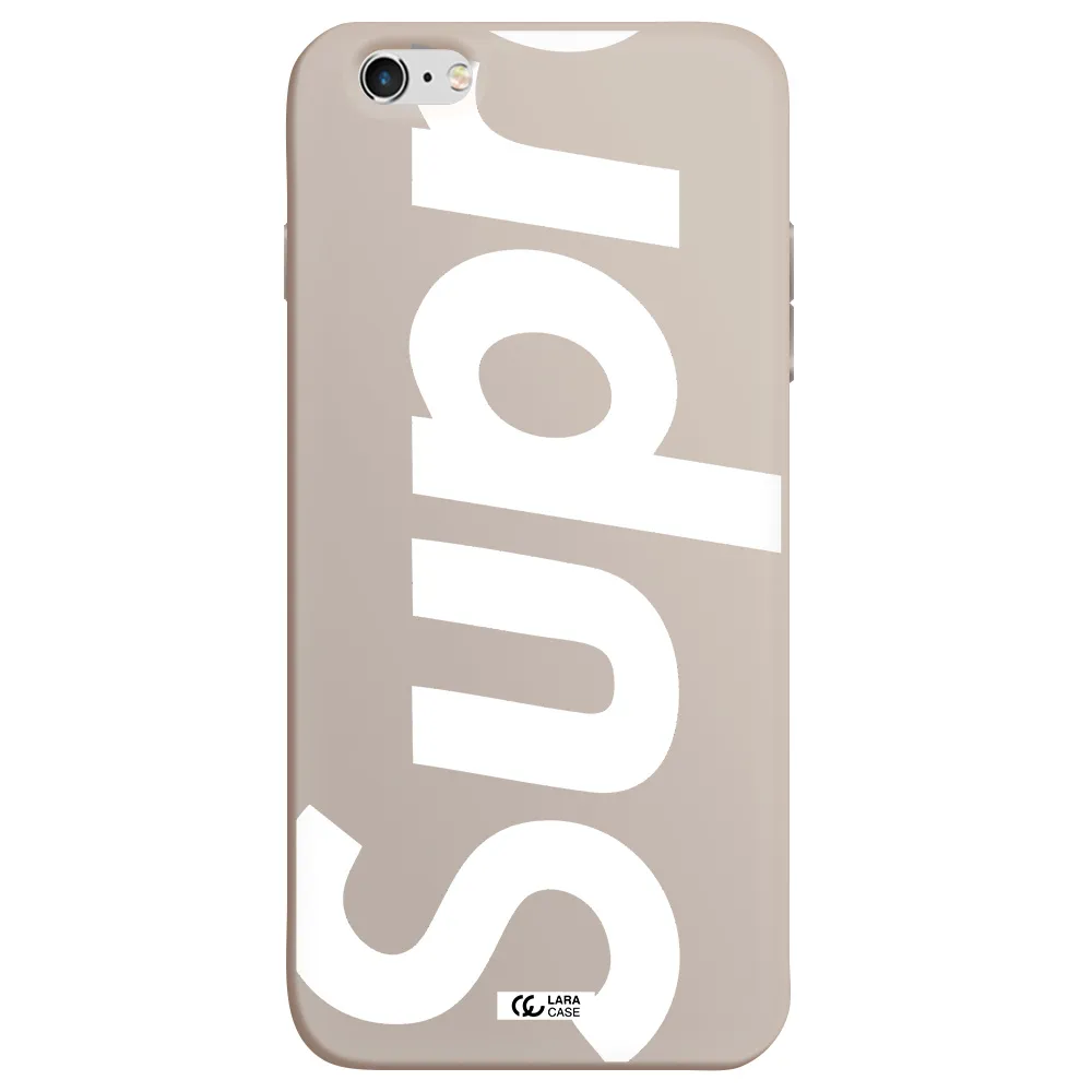 Big Supreme Apple iPhone 6 plus Silicone Stone Case