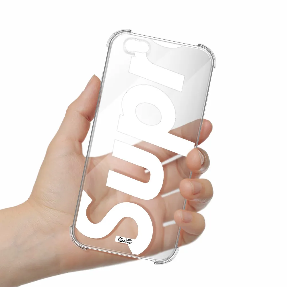 Big Supreme Apple iPhone 6 s plus Clear PC Case
