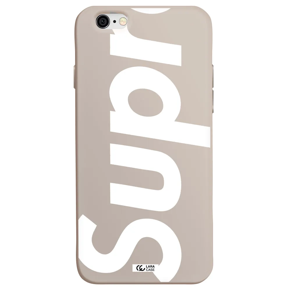 Big Supreme Apple iPhone 6 Silicone Stone Case