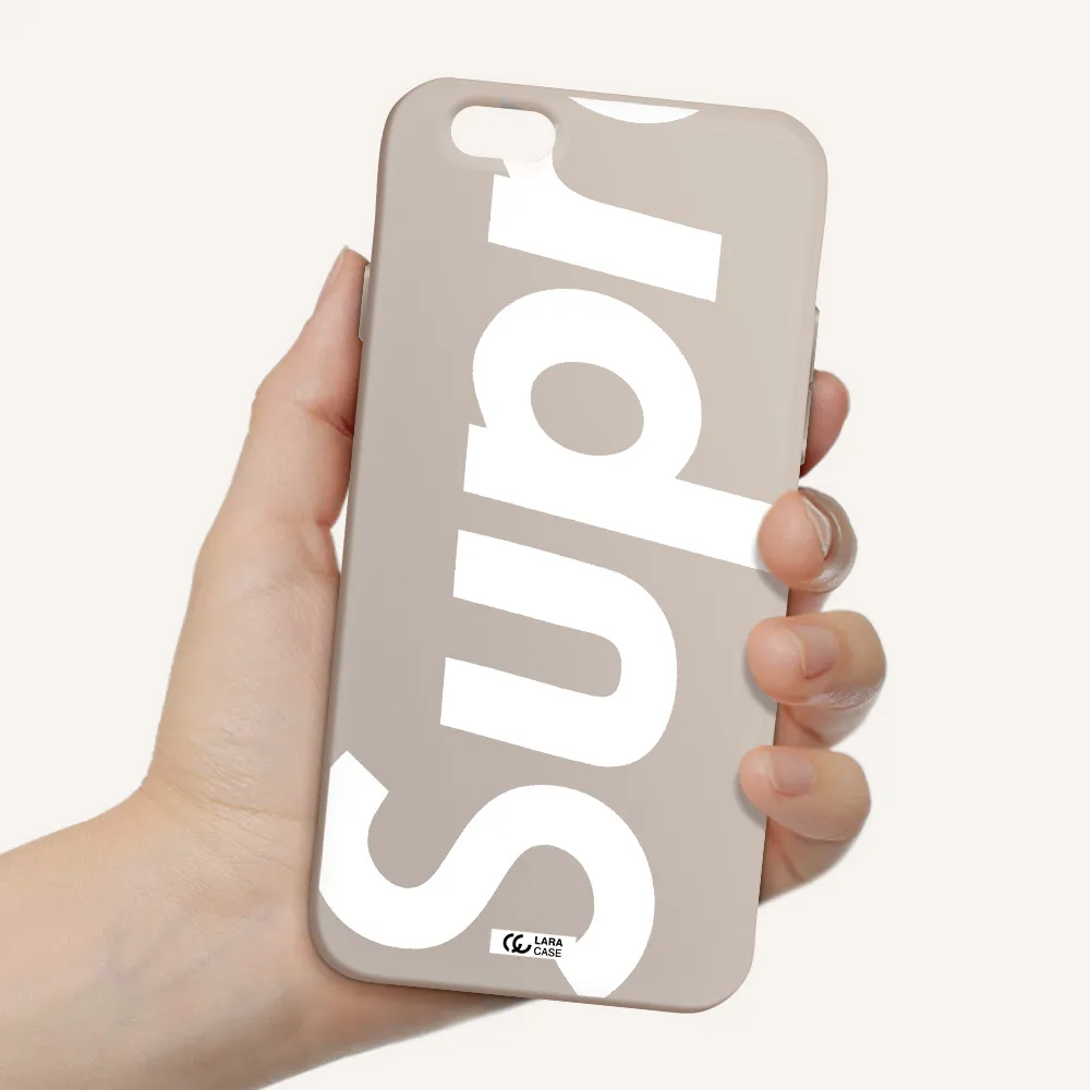Big Supreme Apple iPhone 6 Silicone Stone Case