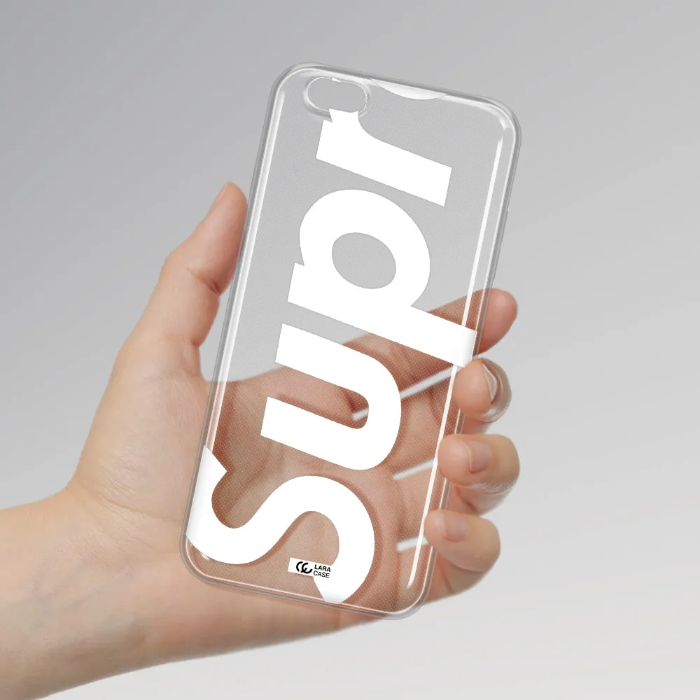 Big Supreme Apple iPhone 6S Clear TPU Case