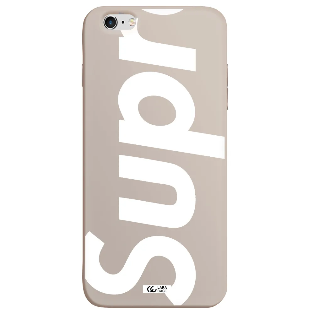 Big Supreme Apple iPhone 6S Silicone Stone Case