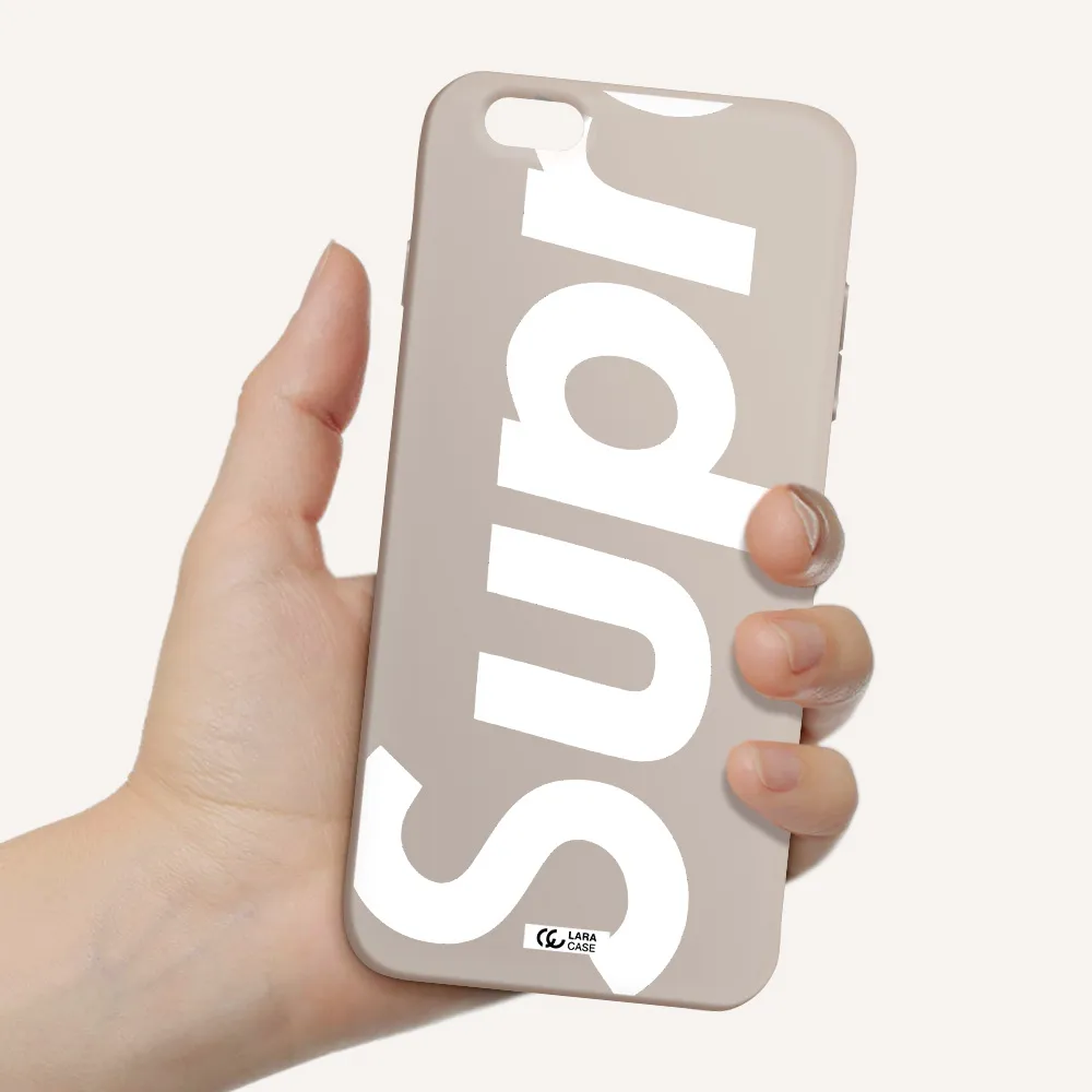 Big Supreme Apple iPhone 6S Silicone Stone Case