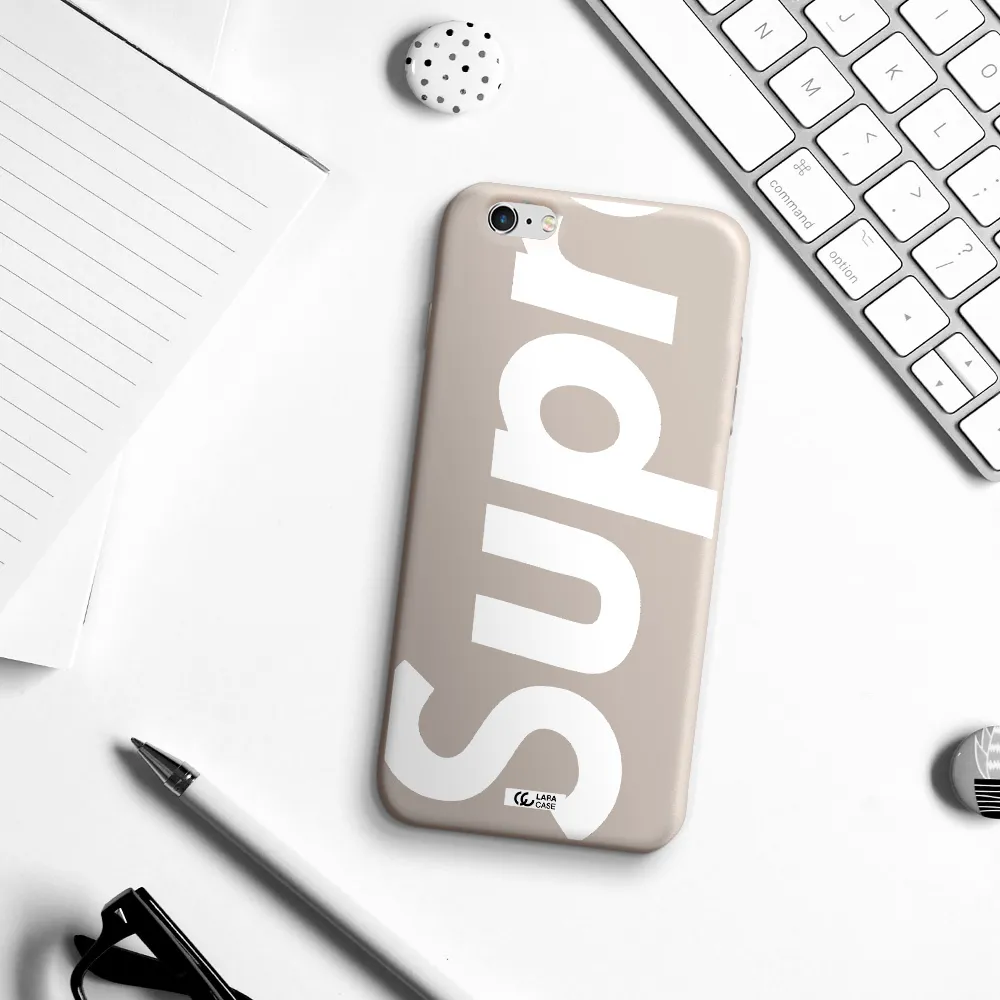 Big Supreme Apple iPhone 6S Silicone Stone Case