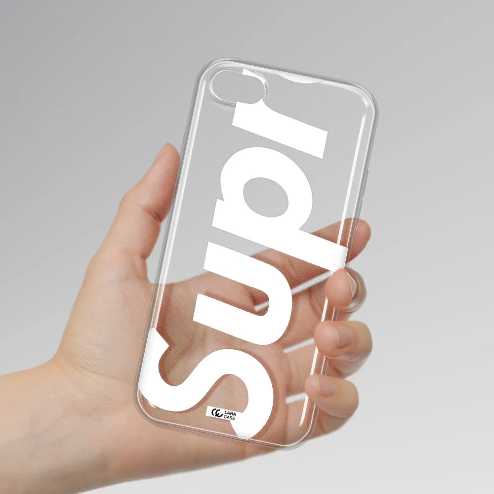 Big Supreme Apple iPhone 7 Clear TPU Case