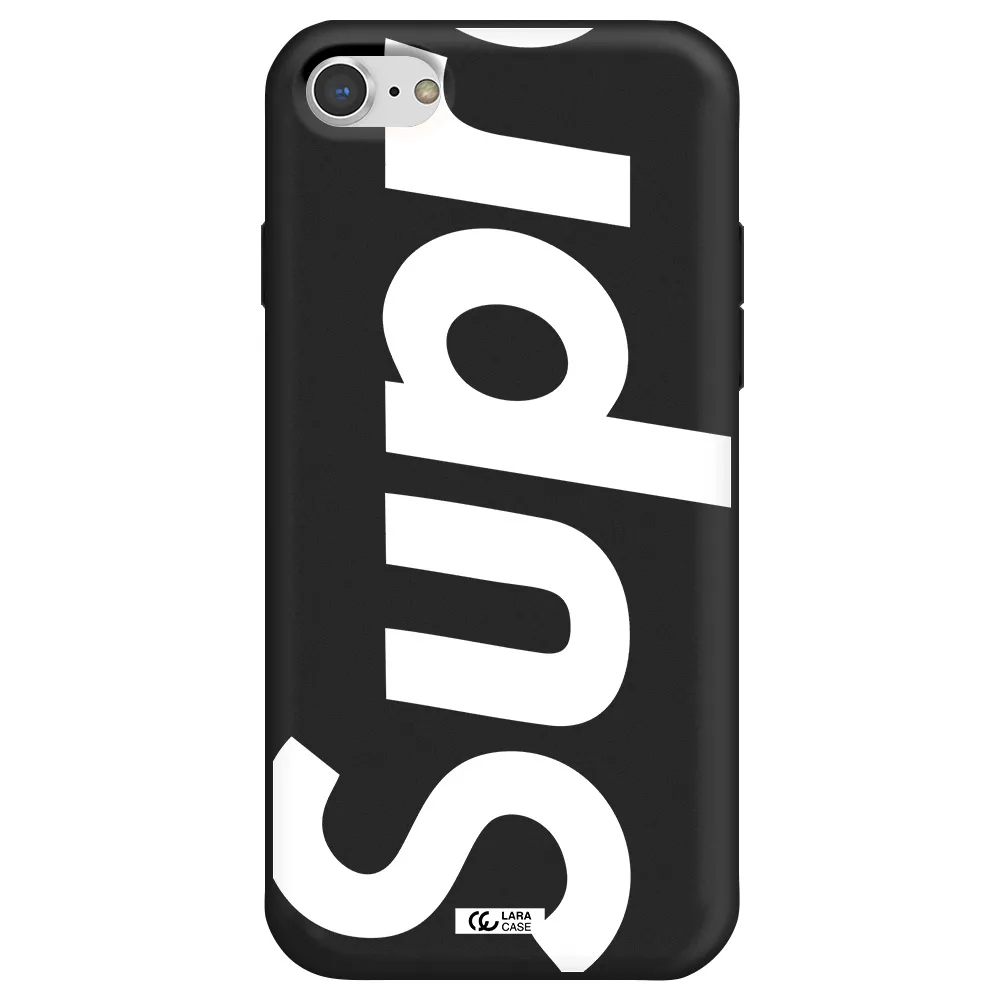 Big Supreme Apple iPhone 7 Silicone black Case