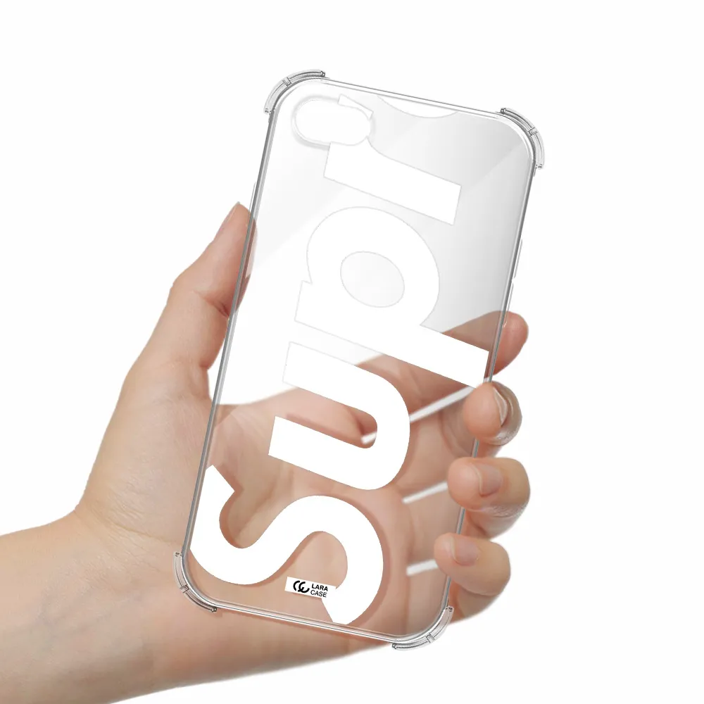 Big Supreme Apple iPhone 8 Clear PC Case