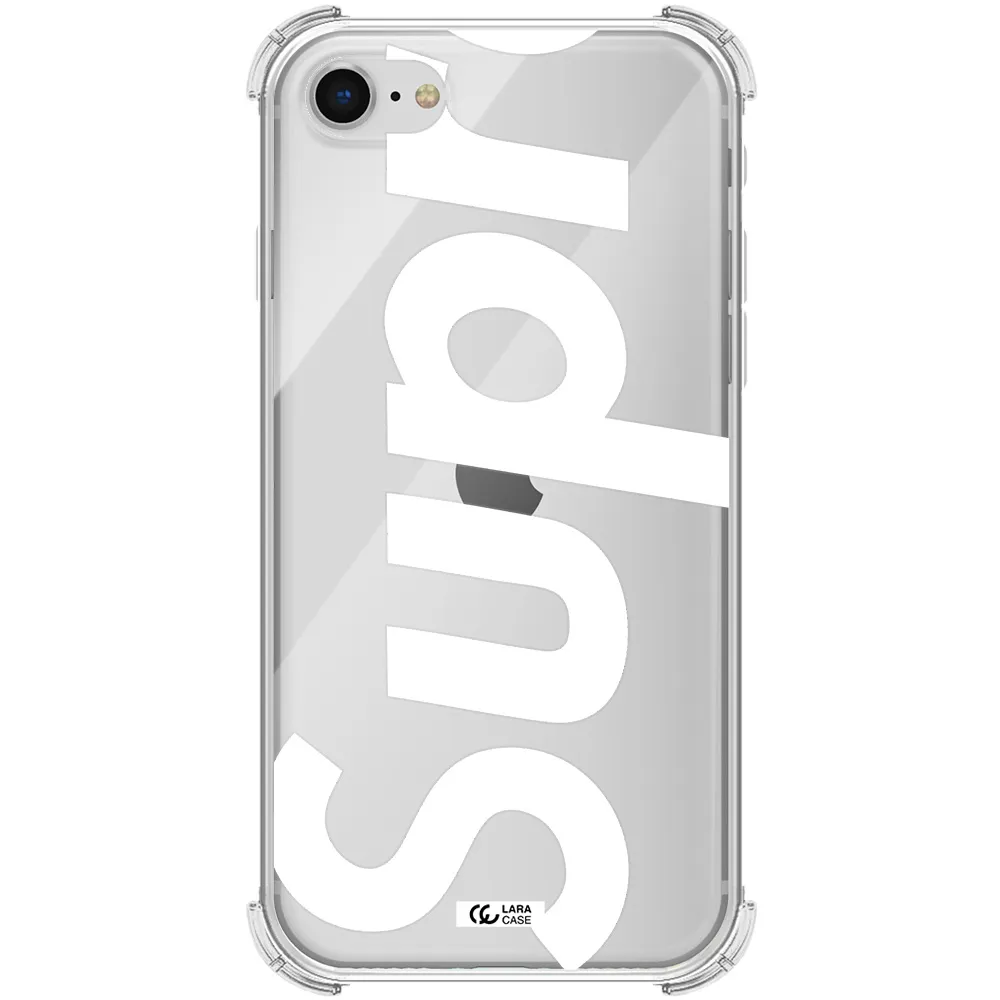 Big Supreme Apple iPhone se 2020 Clear PC Case