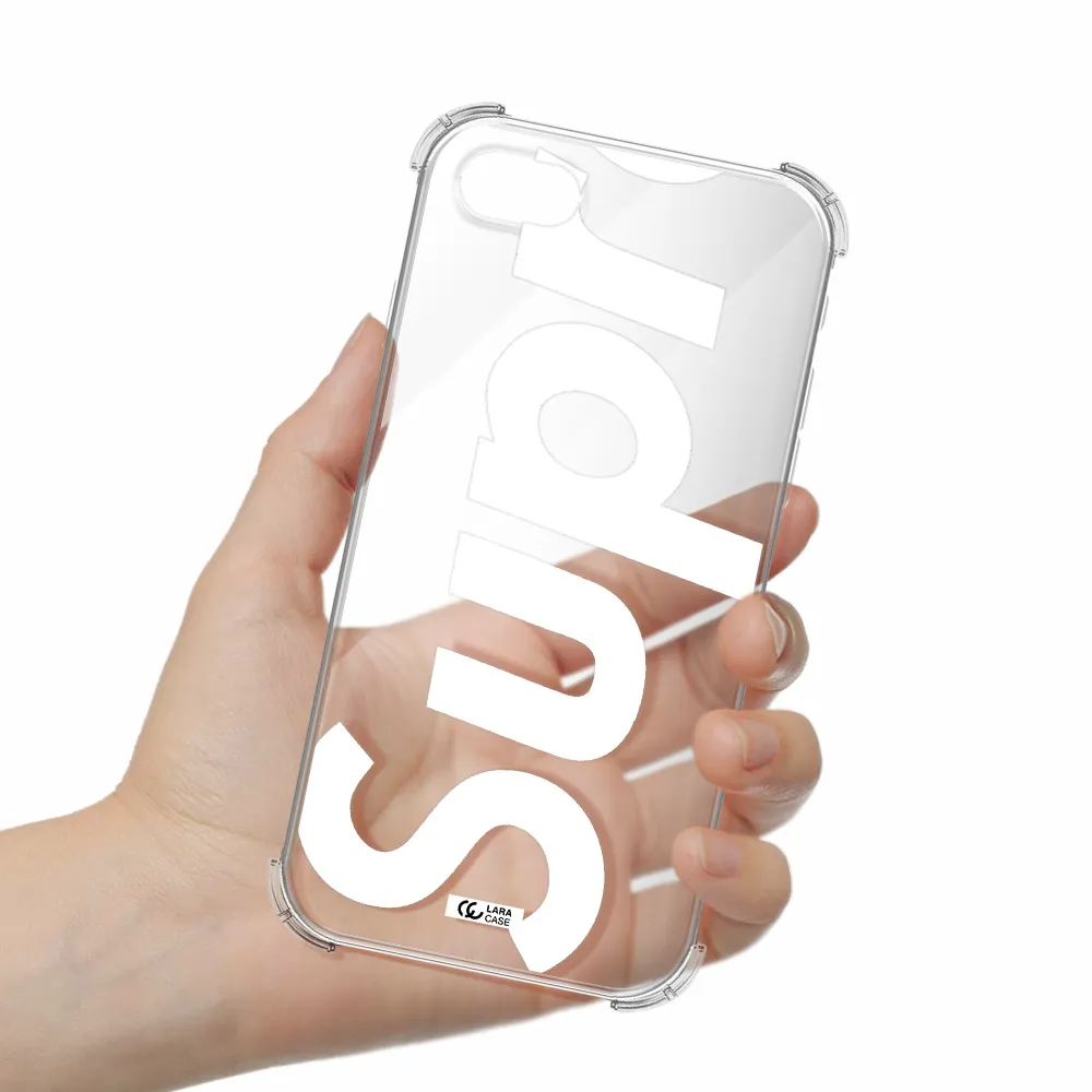 Big Supreme Apple iPhone se 2020 Clear PC Case