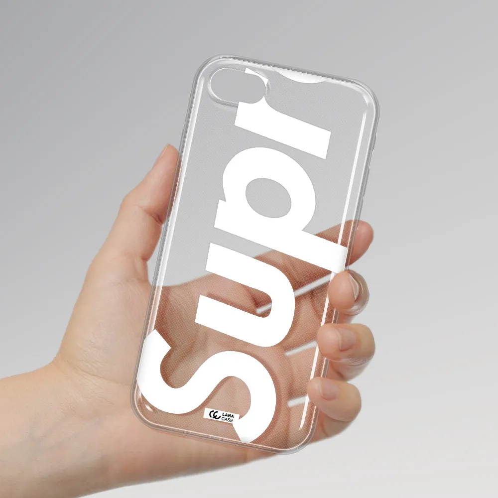 Big Supreme Apple Iphone Se 2020 Clear Tpu Case