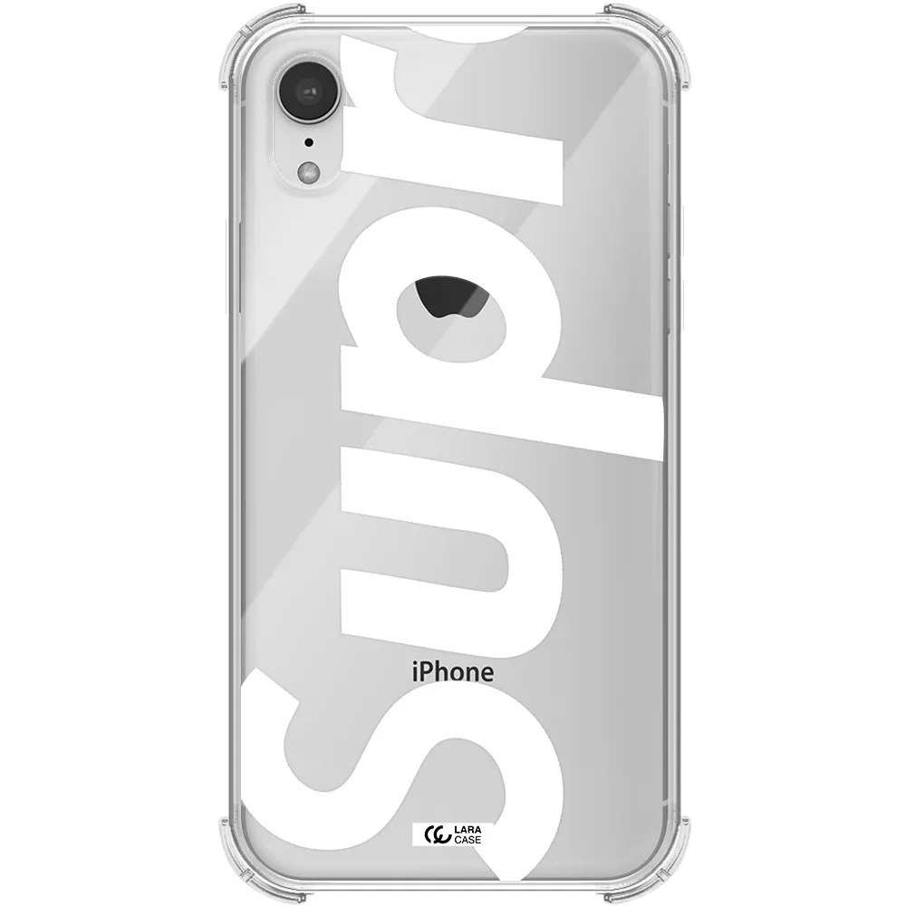 Big Supreme Apple iPhone XR Clear PC Case