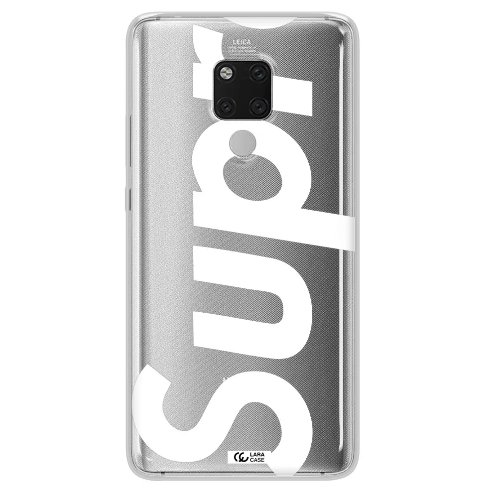 Big Supreme Huawei Mate 20X Clear TPU Case