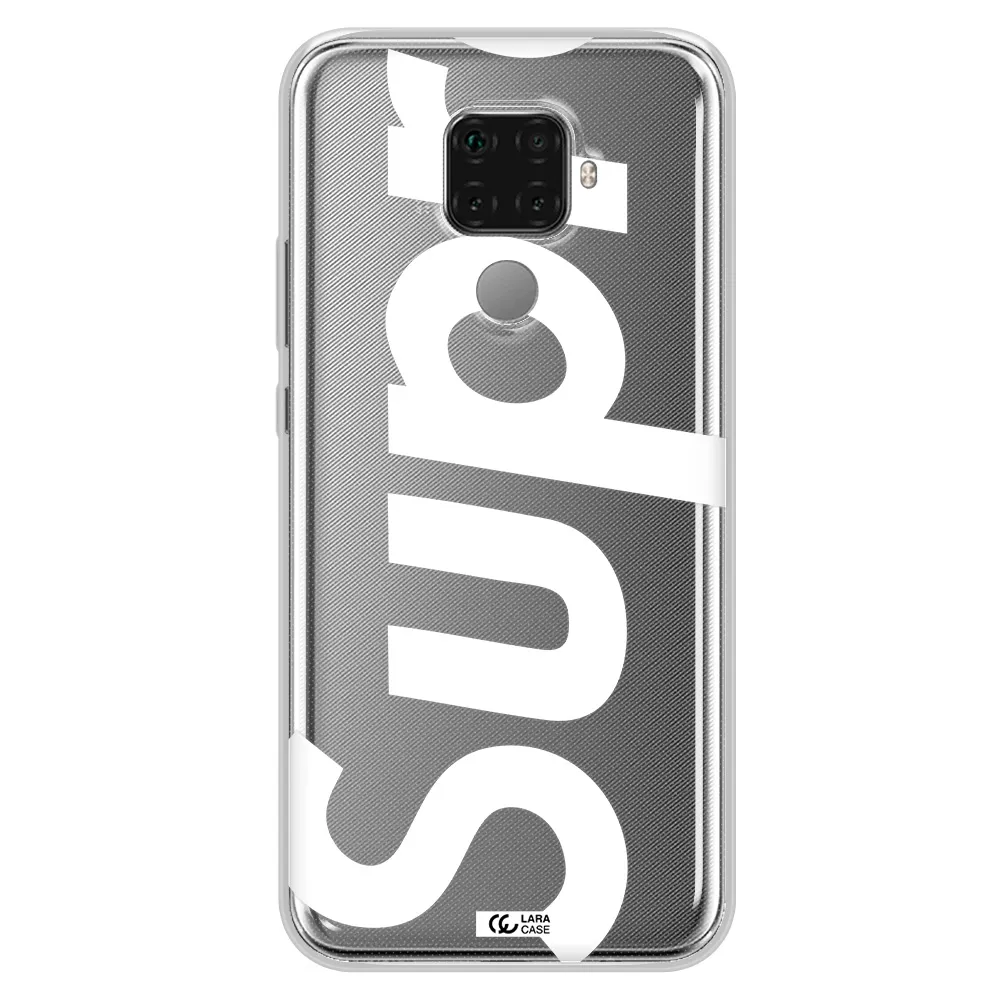 Big Supreme Huawei Mate 30 Lite Clear TPU Case