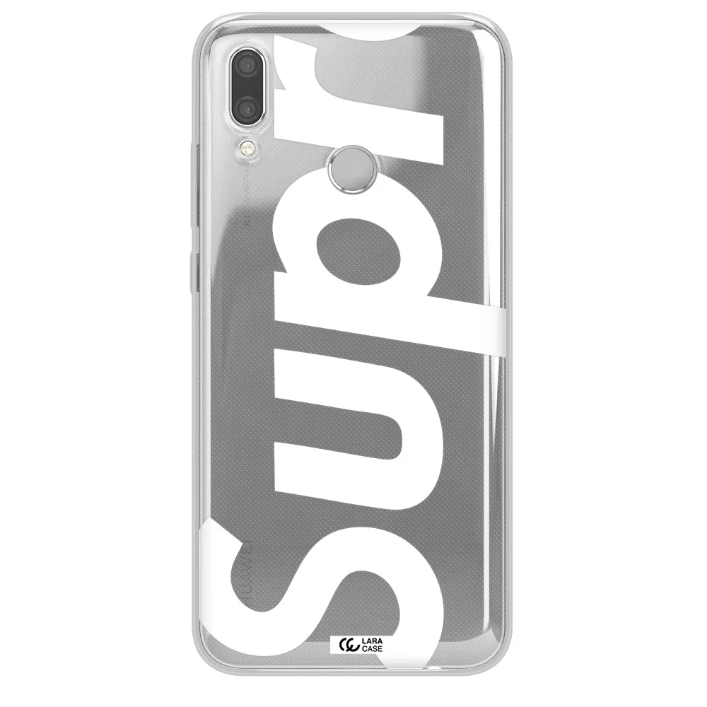 Big Supreme Huawei P Smart 2019 Clear TPU Case