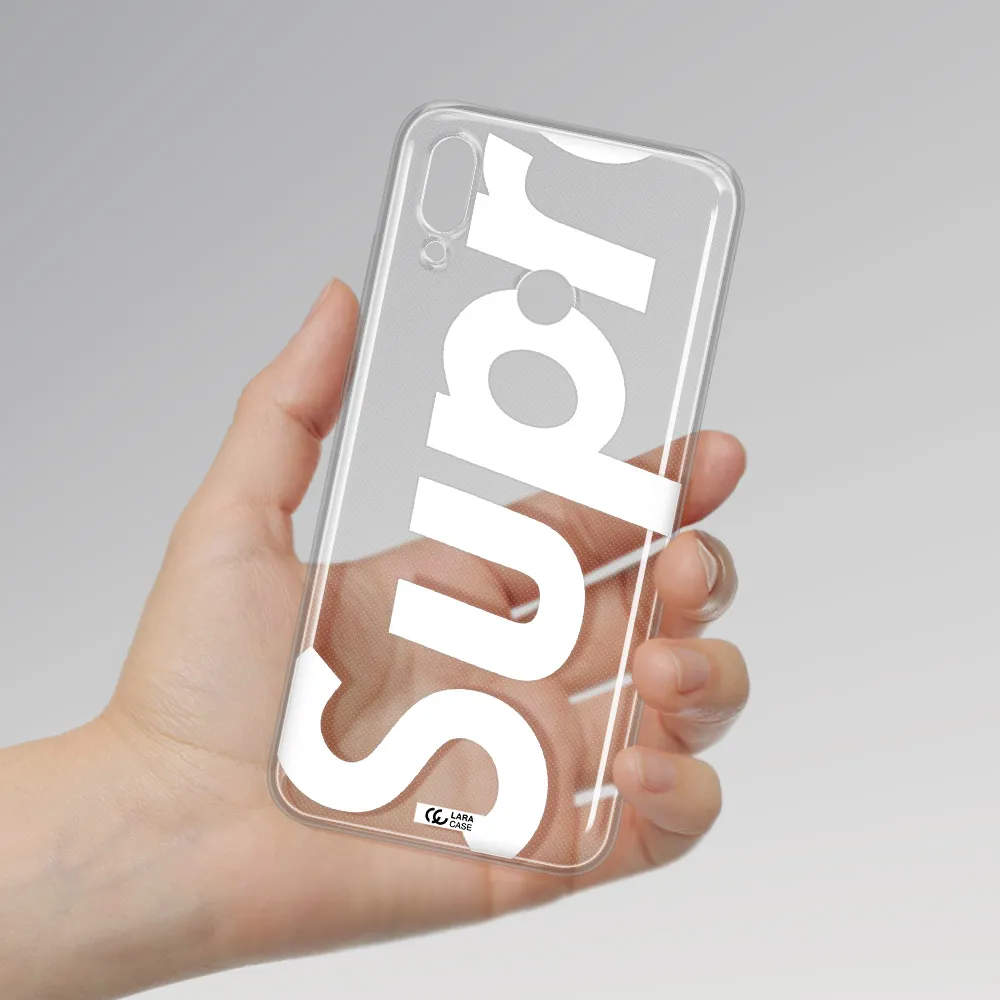 Big Supreme Huawei P Smart 2019 Clear TPU Case