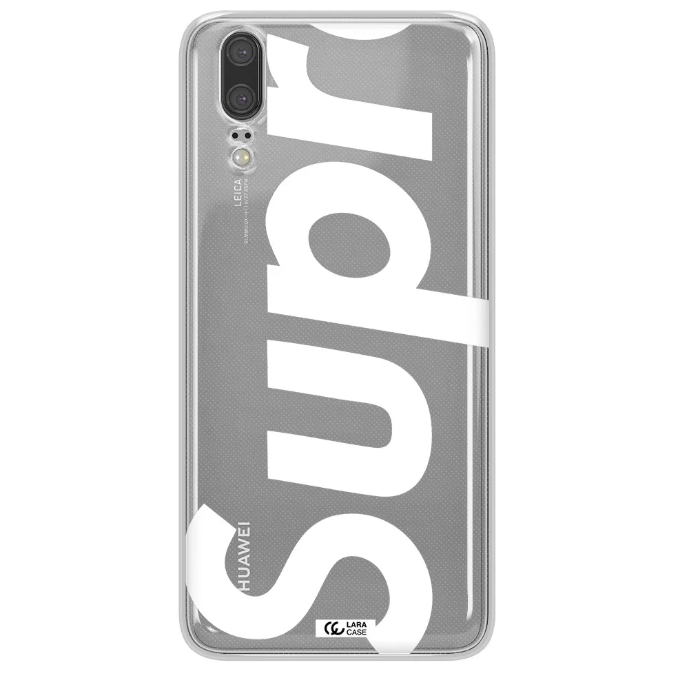 Big Supreme Huawei P20 Clear TPU Case