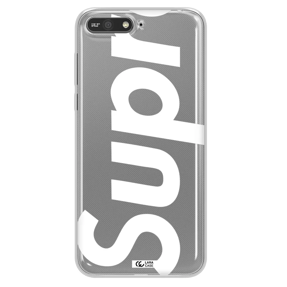 Big Supreme Huawei Y6 2018 Clear TPU Case