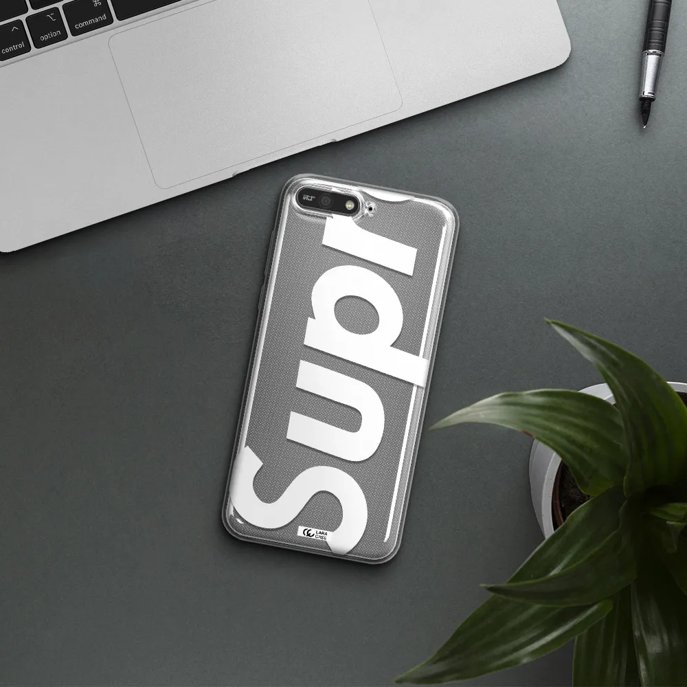 Big Supreme Huawei Y6 2018 Clear TPU Case
