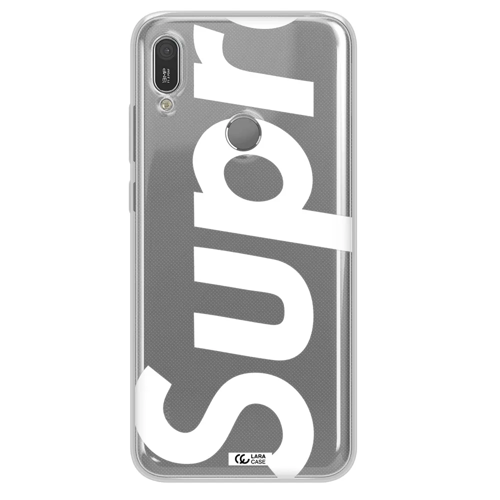 Big Supreme Huawei Y6 2019 Clear TPU Case