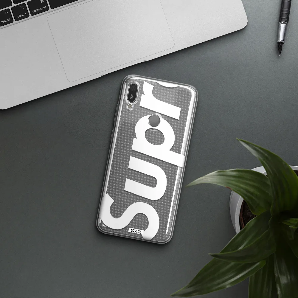 Big Supreme Huawei Y6 2019 Clear TPU Case