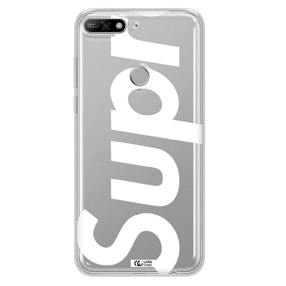 Big Supreme Huawei Y7 2018 Clear TPU Case