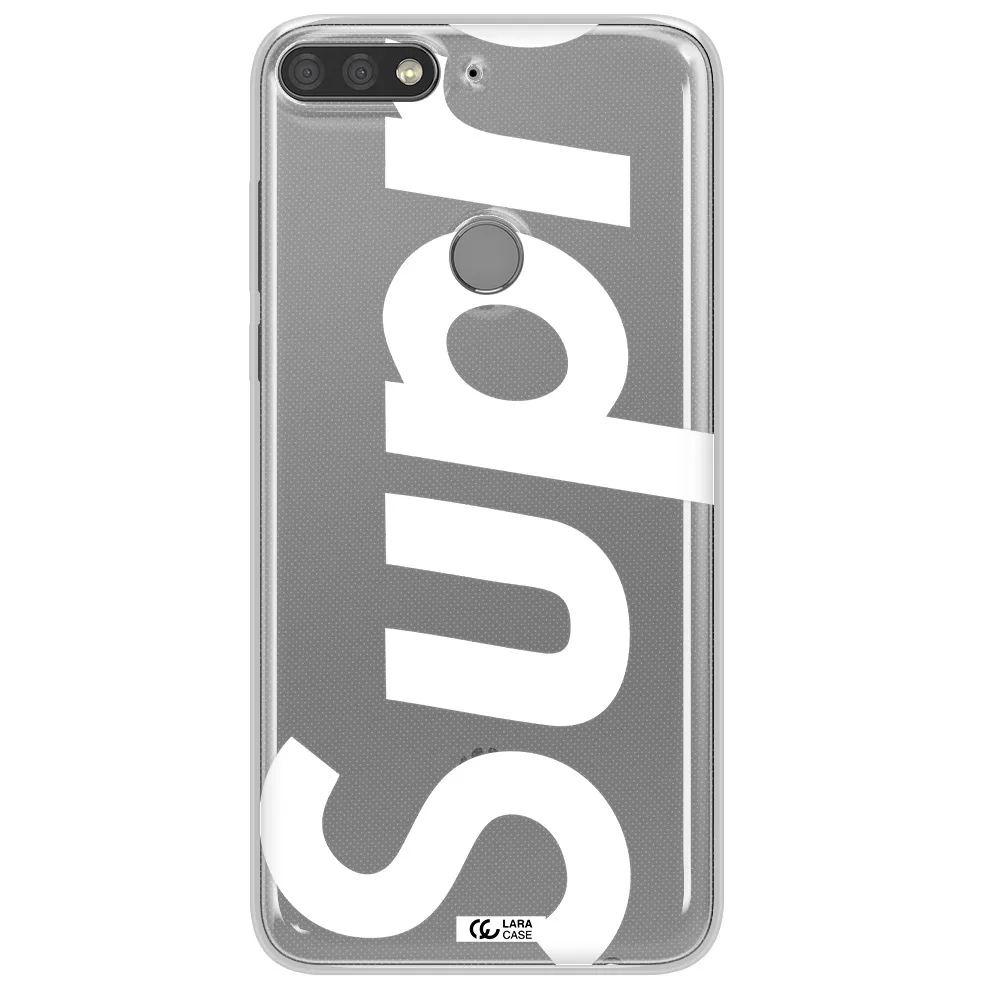Big Supreme Huawei Y7 Prime 2018 Clear TPU Case