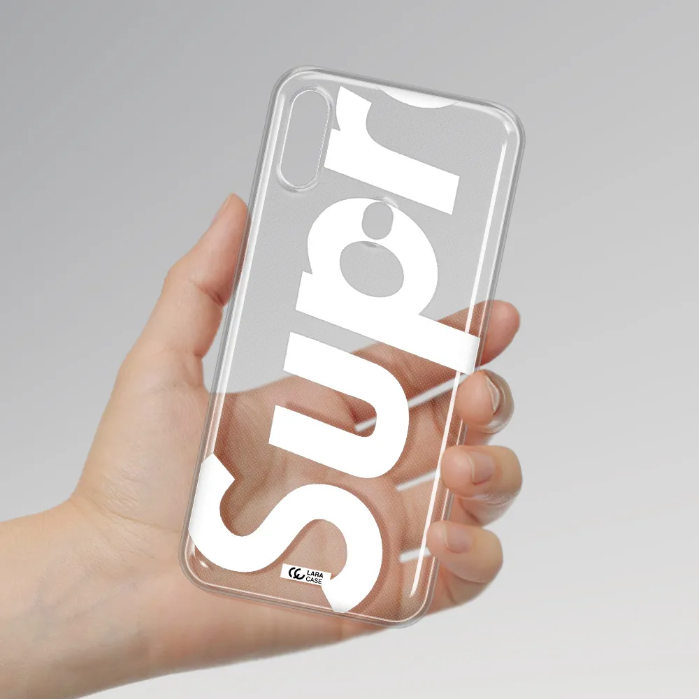 Big Supreme Samsung A11 Clear TPU Case