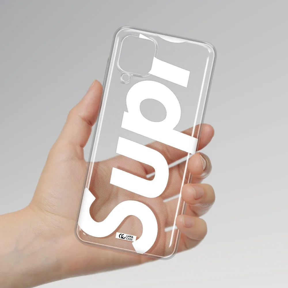 Big Supreme Samsung A12 4g Clear TPU Case