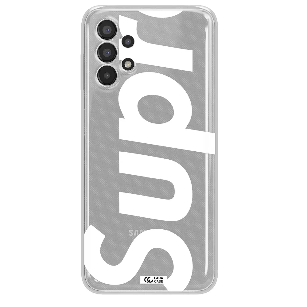 Big Supreme Samsung A13 Clear TPU Case