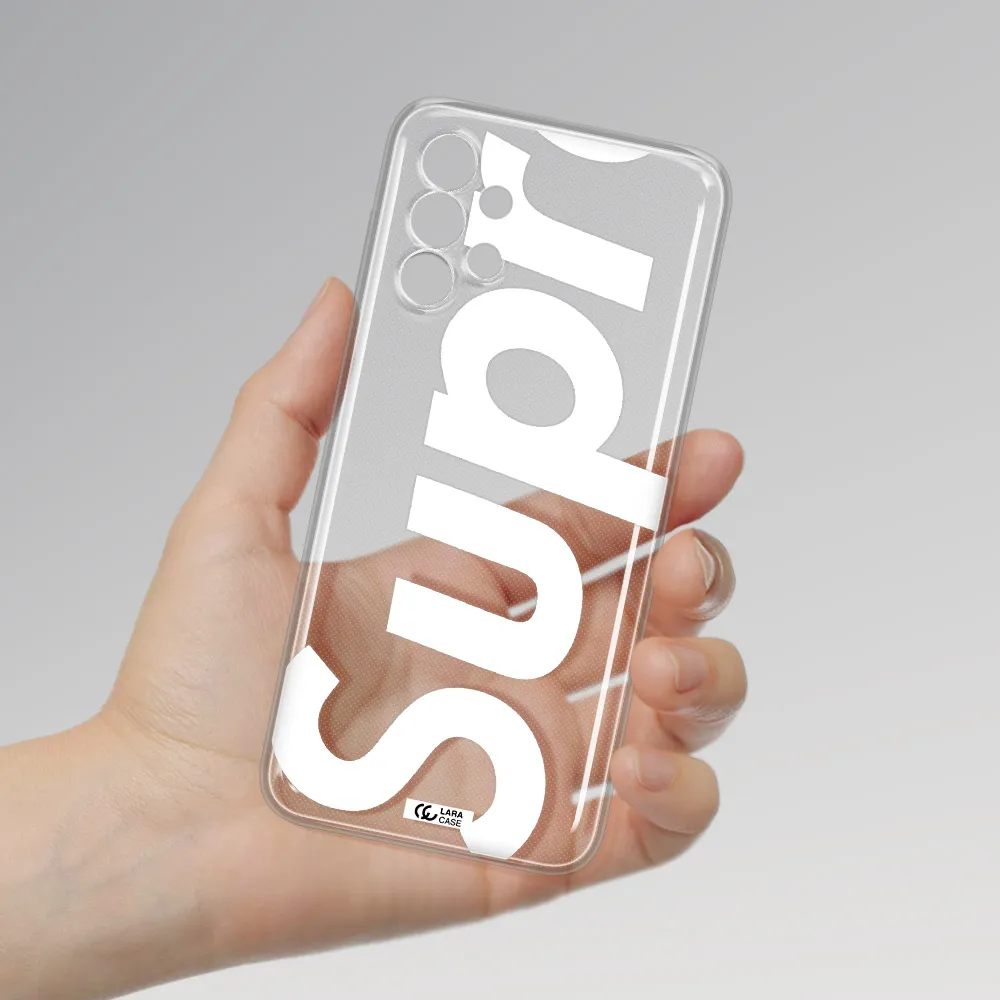 Big Supreme Samsung A13 Clear TPU Case