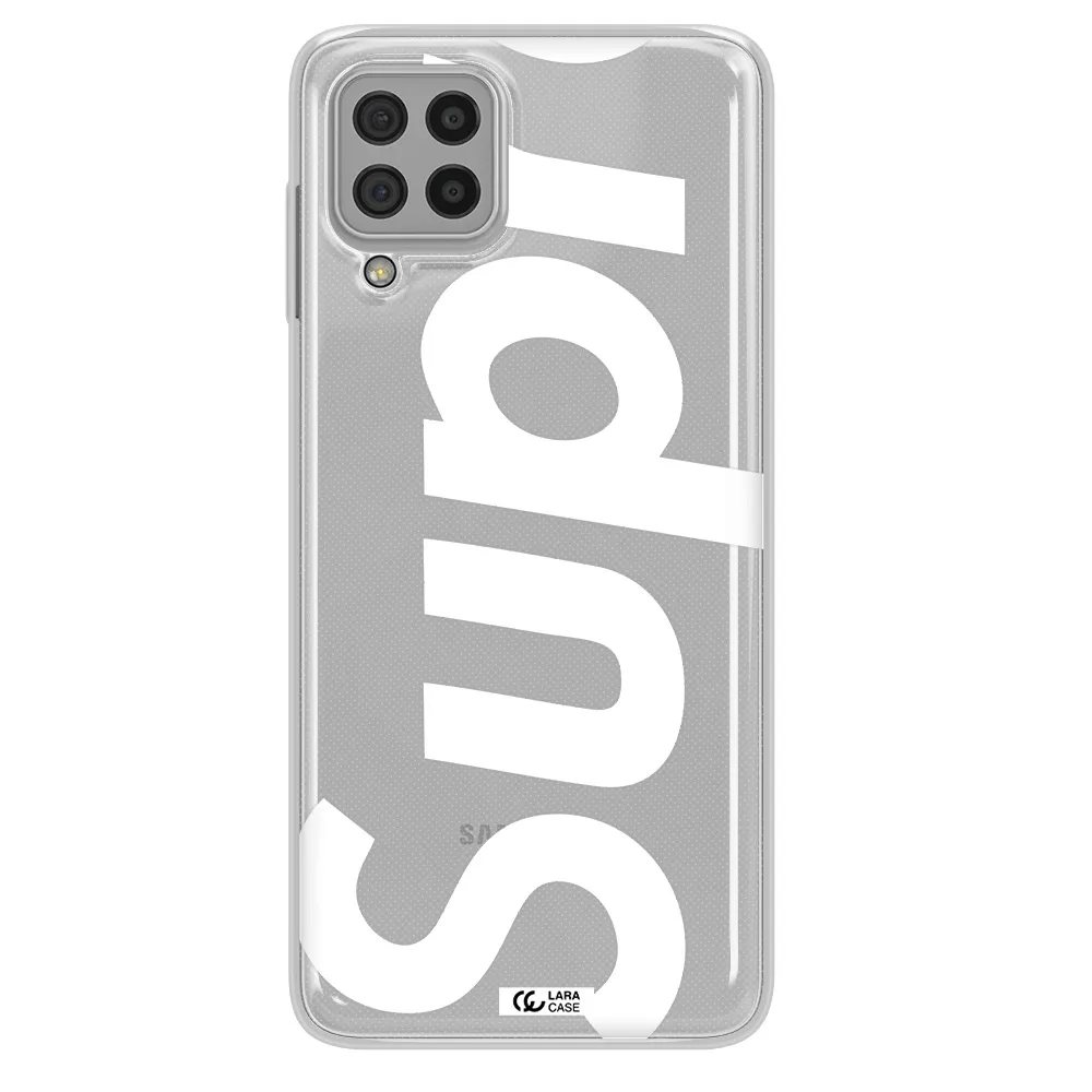Big Supreme Samsung A22 4g Clear TPU Case