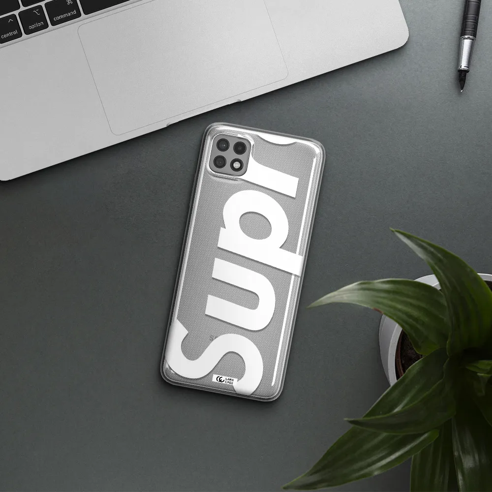 Big Supreme Samsung A22 5g Clear TPU Case