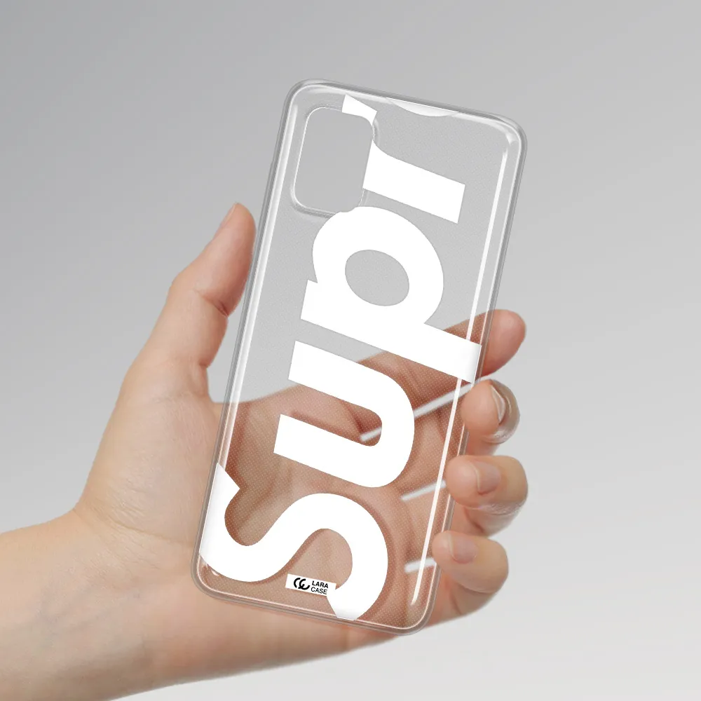 Big Supreme Samsung A31 Clear TPU Case