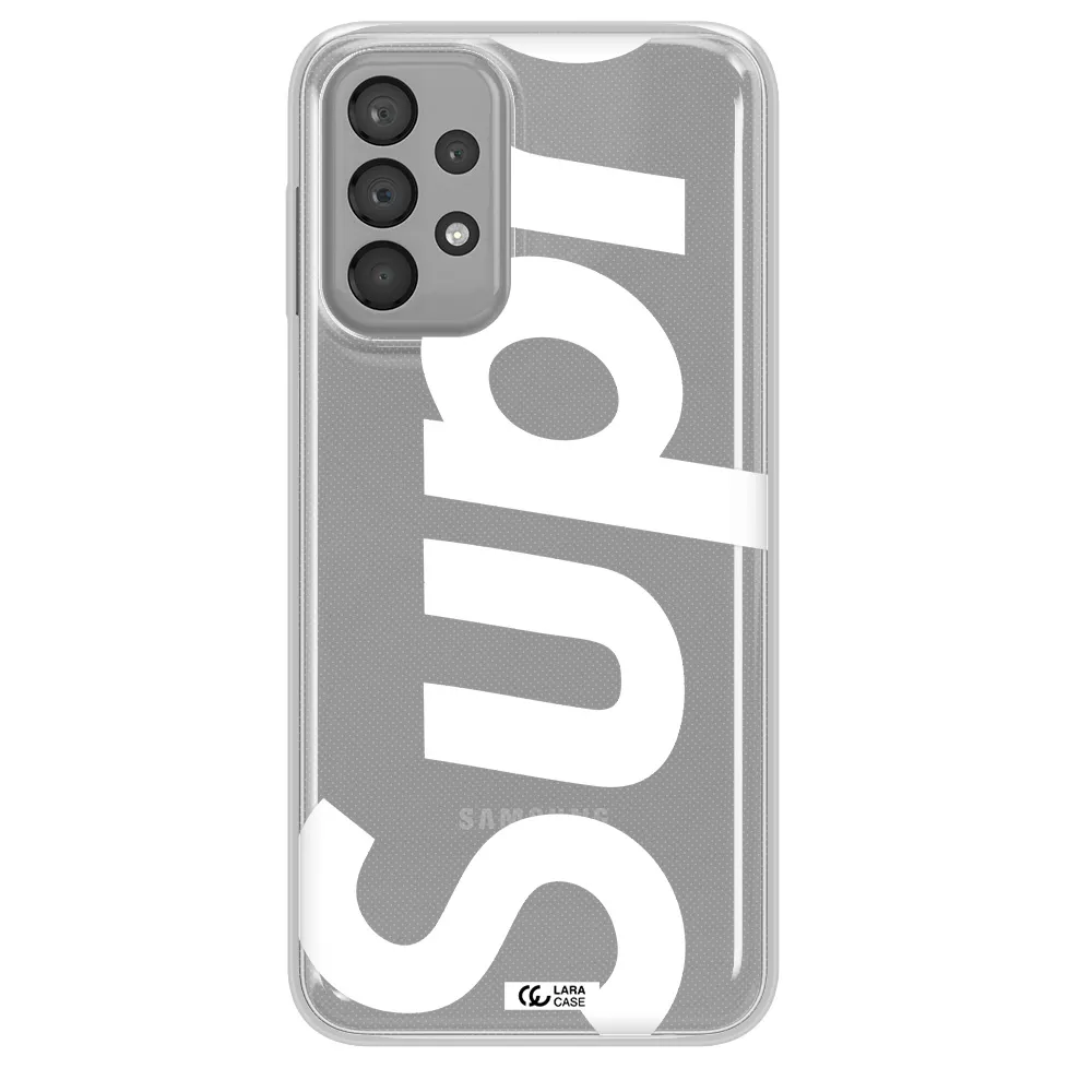 Big Supreme Samsung A33 Clear TPU Case