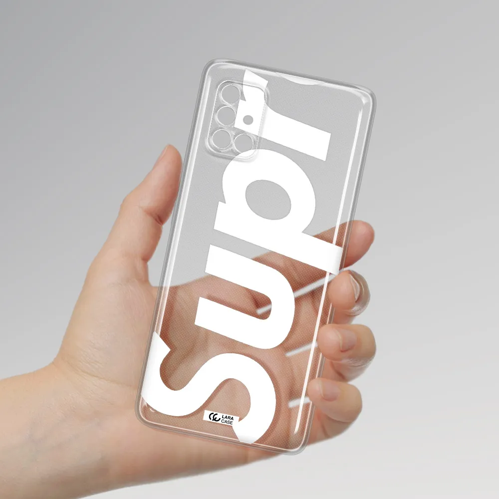 Big Supreme Samsung A40S Clear Tpu Case