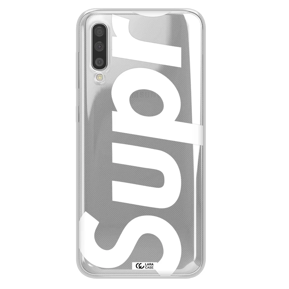 Big Supreme Samsung A50 Clear TPU Case