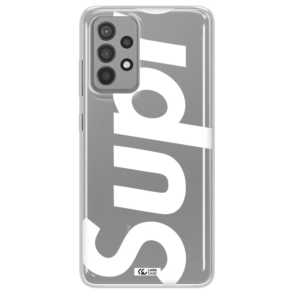 Big Supreme Samsung A52 Clear TPU Case