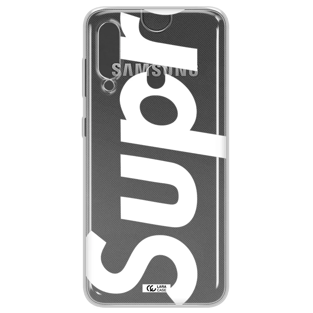 Big Supreme Samsung A60 Clear TPU Case