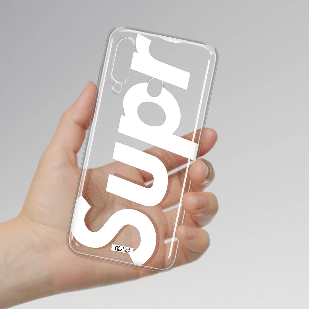 Big Supreme Samsung A60 Clear TPU Case