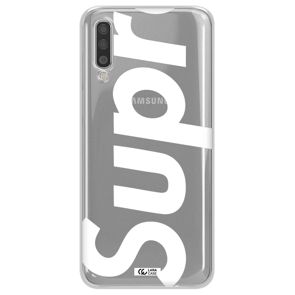 Big Supreme Samsung A70S Clear Tpu Case