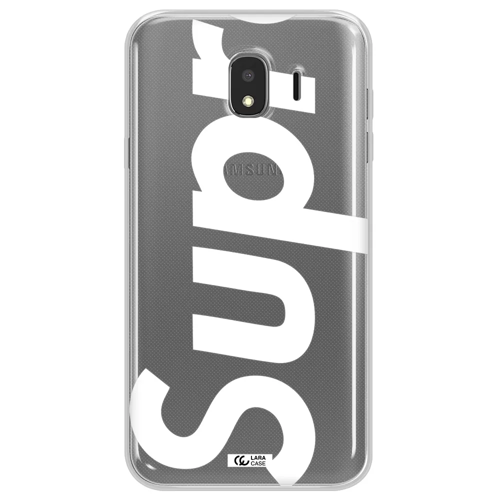 Big Supreme Samsung J4 Clear TPU Case