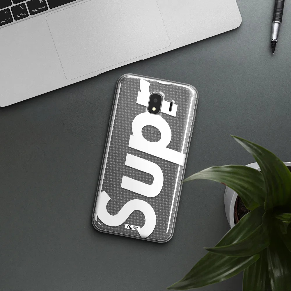 Big Supreme Samsung J4 Clear TPU Case